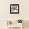 ArtToFrames Collage Photo Picture Frame with 4 - 5x7 inch Openings, Framed in Black with Over 62 Mat Color Options and Plexi Glass (CSM-3926-179)